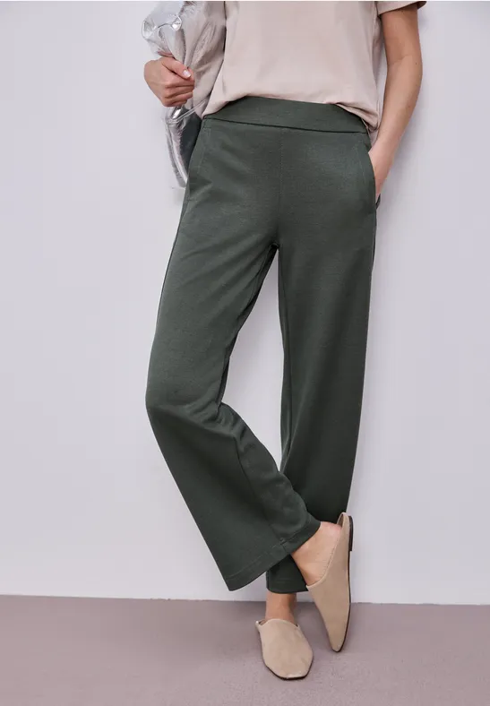 Wide Leg Hose cilantro green