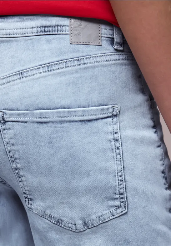 Wide Legs Jeans bleached random wash