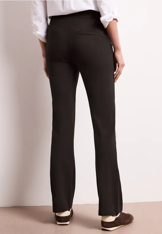 High Waist Bootcut Hose im Skinny Fit espresso brown