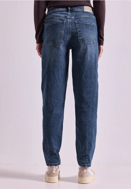 Street One High Waist Barrel Leg Jeans – Loose Fit KARLIE