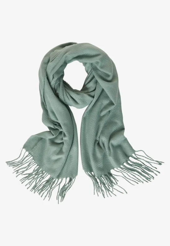 Herringbone Schal polar mint