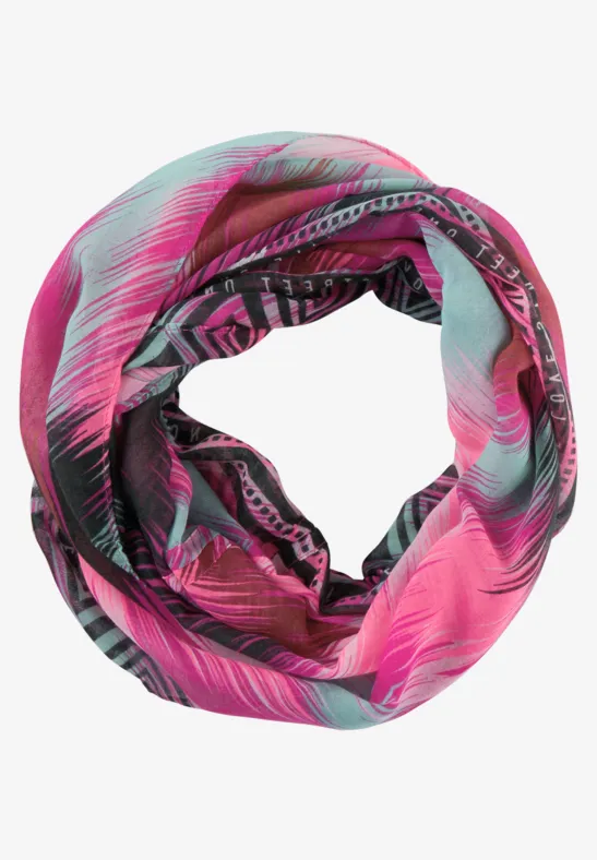 Color Print Loop peony pink