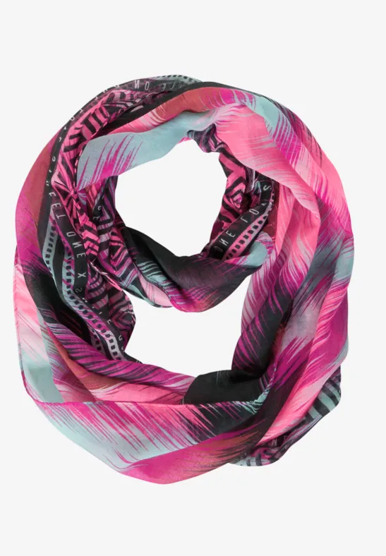 Color Print Loop peony pink