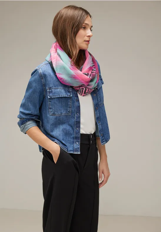 Color Print Loop peony pink