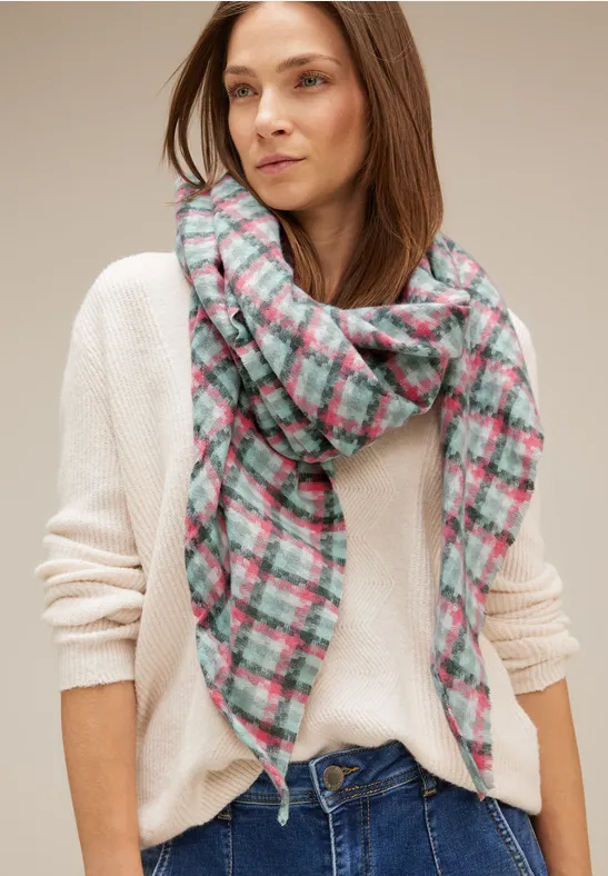 Foulard triangle polar mint