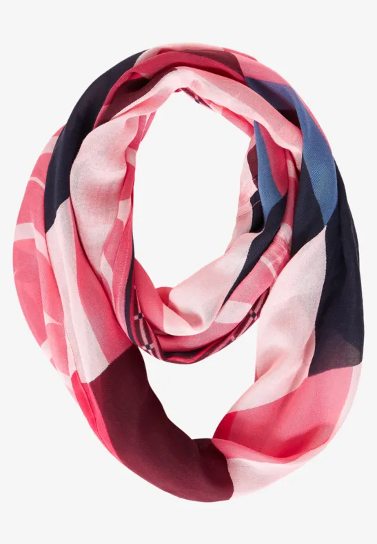 Multicolorprint Loopschal multicolor