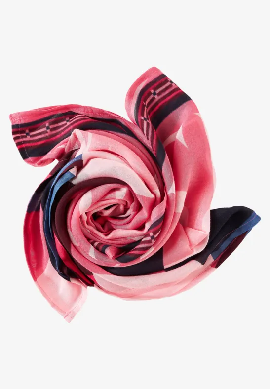 Multicolorprint Loopschal multicolor