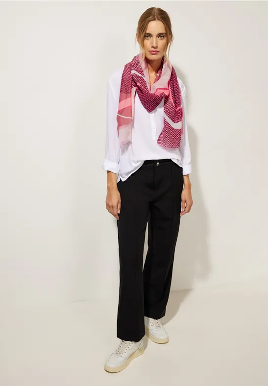 Langes Halstuch mit Print legend rose