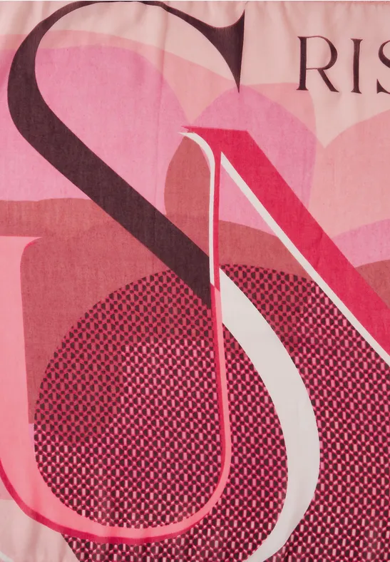 Langes Halstuch mit Print legend rose