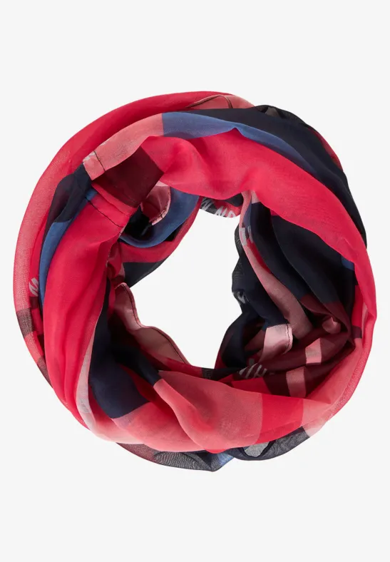 Multicolor Print Loopschal multicolor