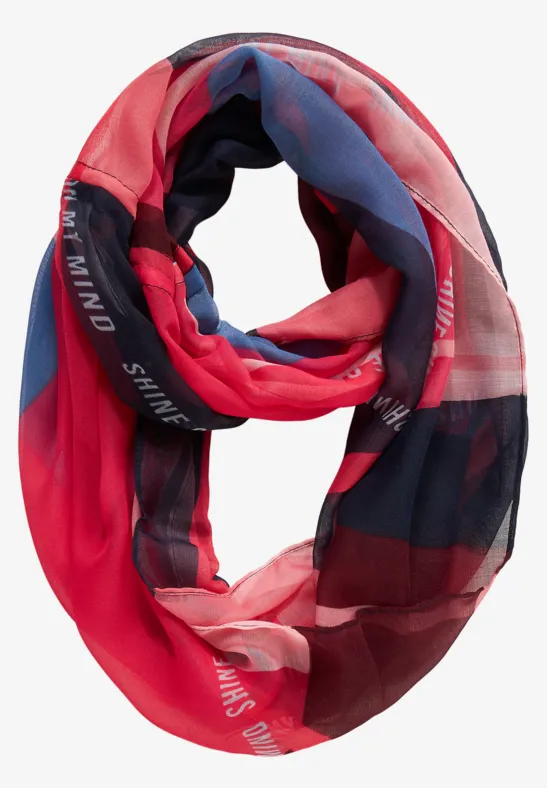 Multicolor Print Loopschal multicolor