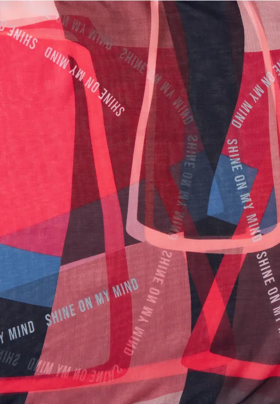 Multicolor Print Loopschal multicolor