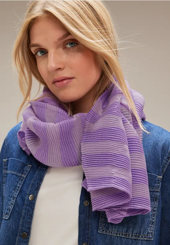 Plissée Halstuch lupine lilac