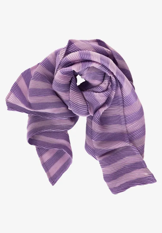 Plissée Halstuch lupine lilac