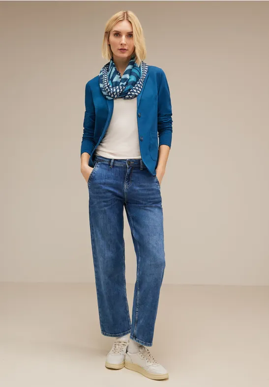 Écharpe loop avec imprimé atlantic blue