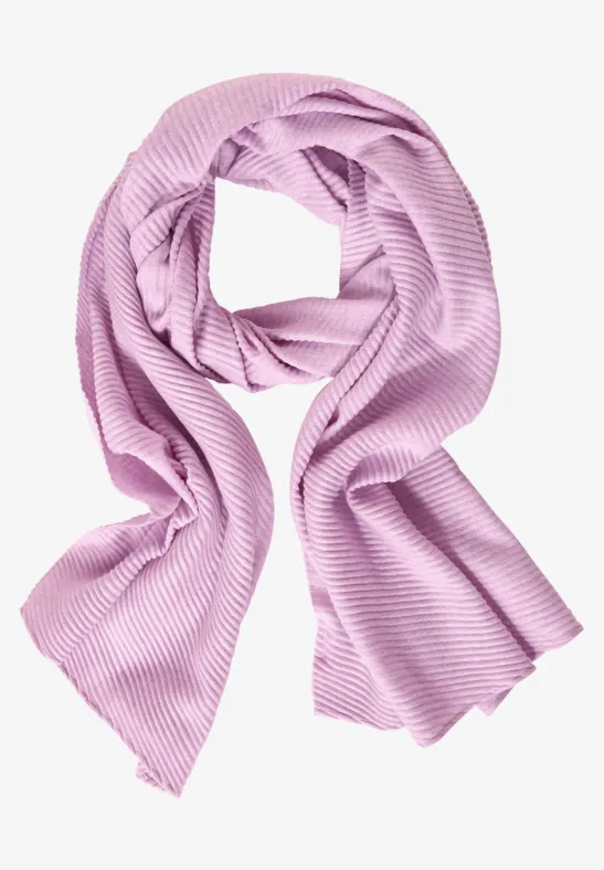 Plisseé Schal soft rose melange