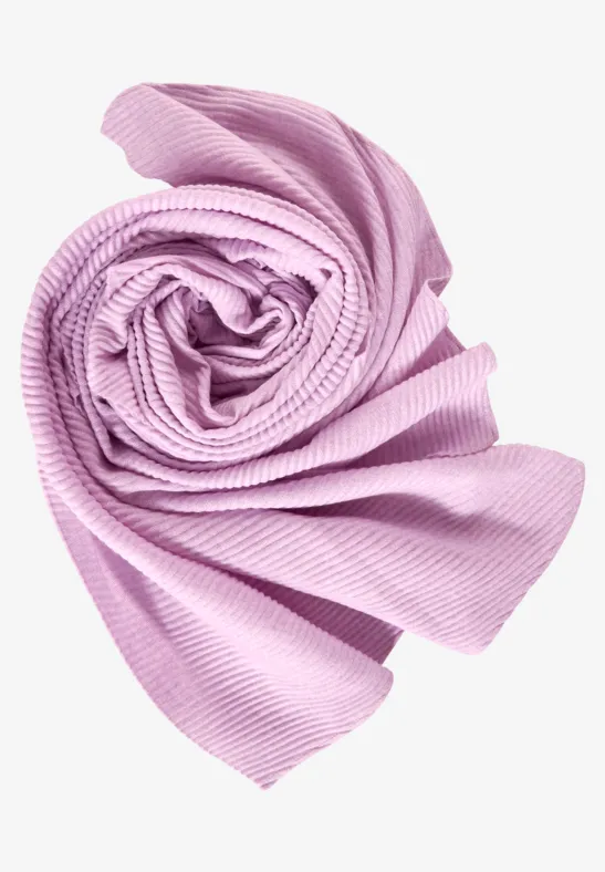 Plisseé Schal soft rose melange