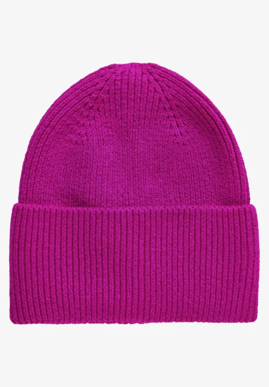 Moderner Strick Beanie bright cozy pink