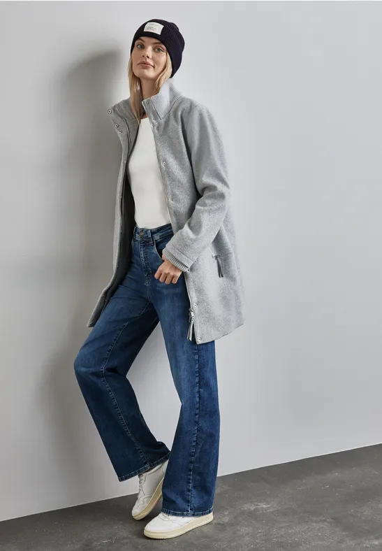 Bonnet avec badge deep tint blue