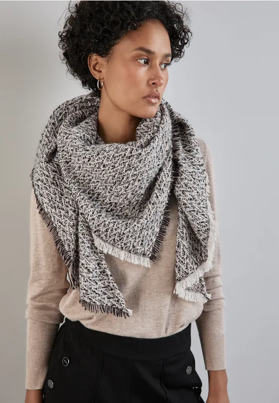 Écharpe bouclette deep tint blue