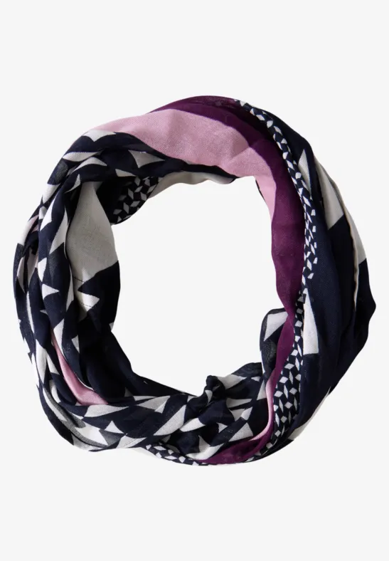 Bedruckter Loop-Schal night sky blue
