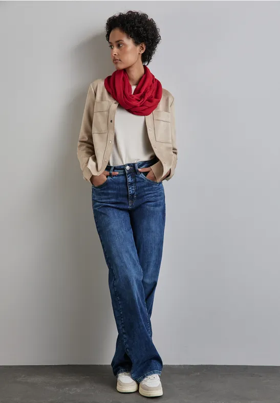 Basic Loop Foulard autumn red