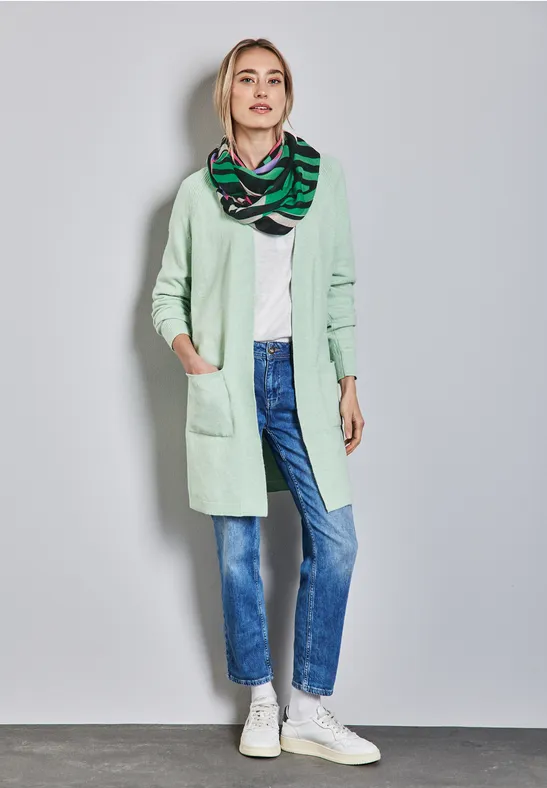 Sjaal met lusjespatroon multicolor