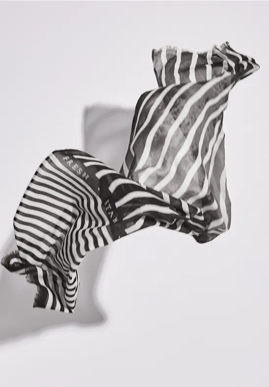Sjaal met structuur Black