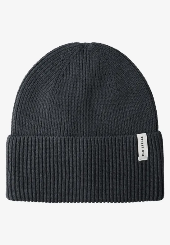 Rippstrick Beanie Obsidian Blue