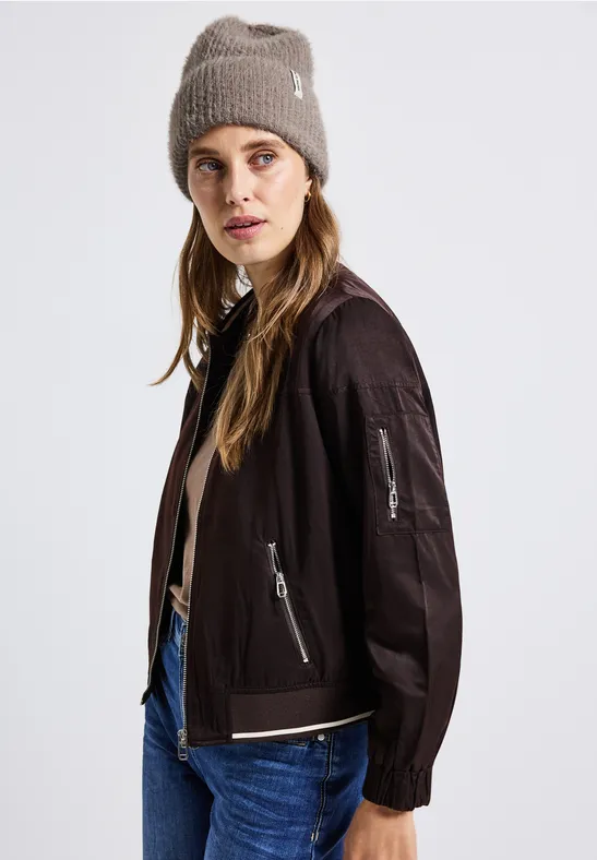 Beanie van verengaren Sandy Mocca Mel.