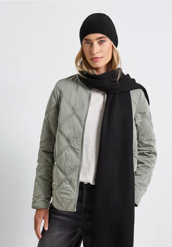 Feinstrick Beanie Black
