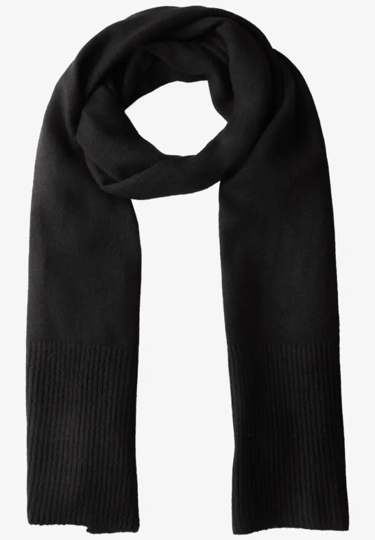 Langer Schal Black