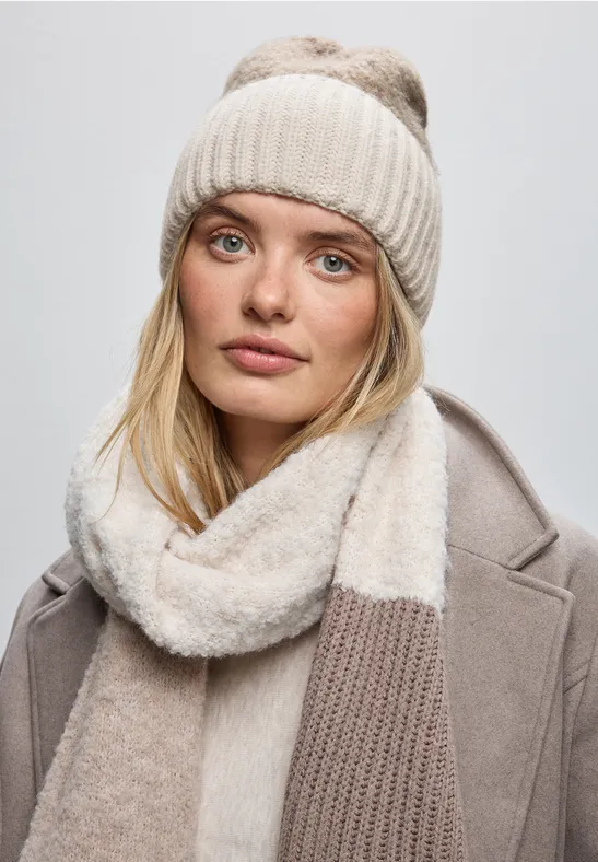 Bonnet mélange de structures Soft Sand Mel.