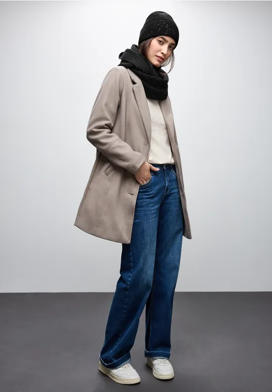 Beanie mit Pailletten Black