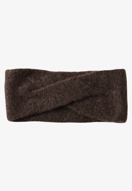 Stirnband im Twisted-Look deep roast brown mel.
