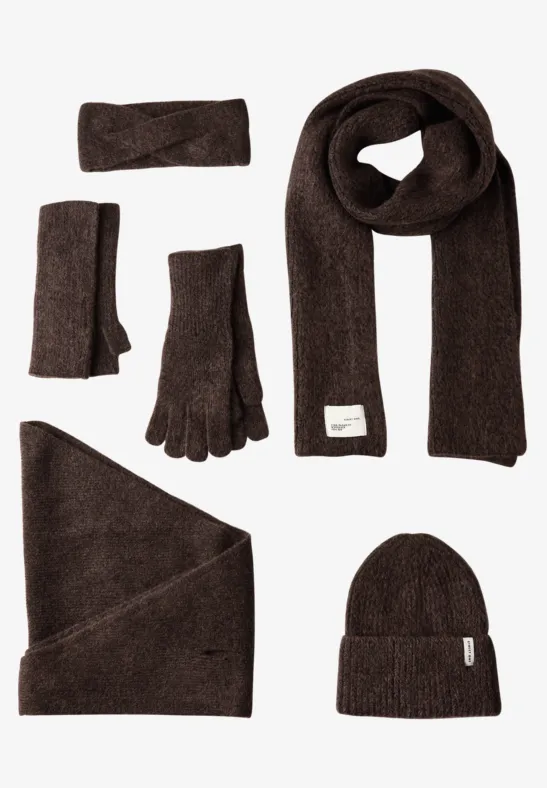 Stirnband im Twisted-Look deep roast brown mel.