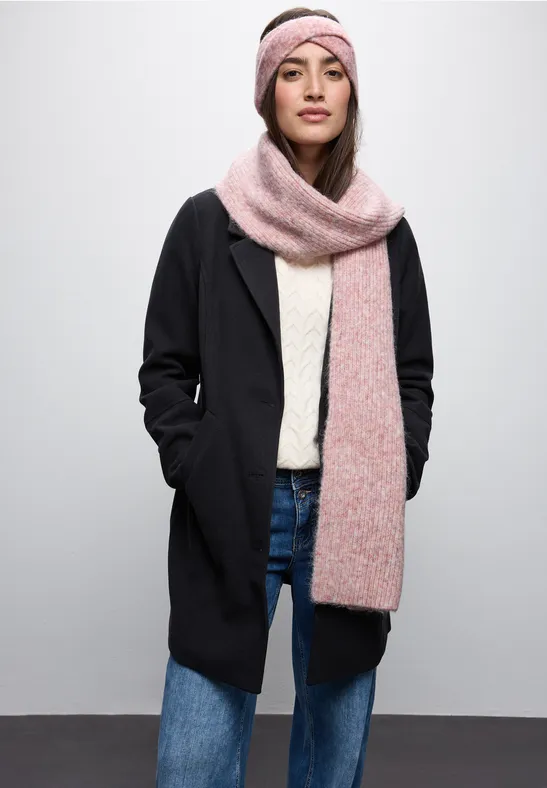 Bandeau au look torsadé sweet rose mel.