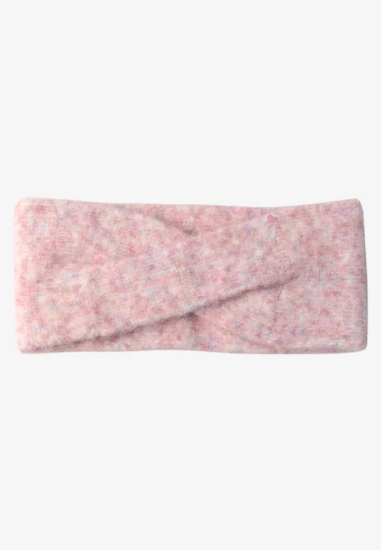 Bandeau au look torsadé sweet rose mel.