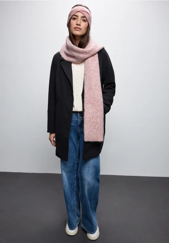 Bandeau au look torsadé sweet rose mel.