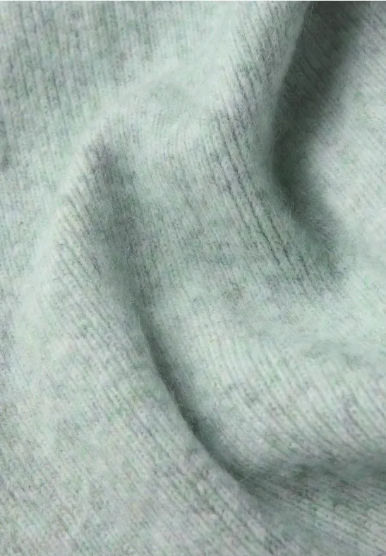 Schal mit Woll-Anteil serene green mel.