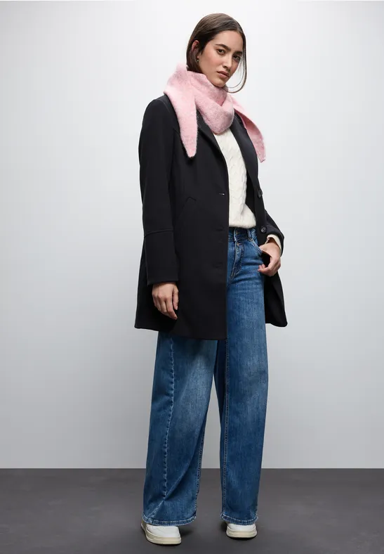 Schal mit Woll-Anteil sweet rose mel.