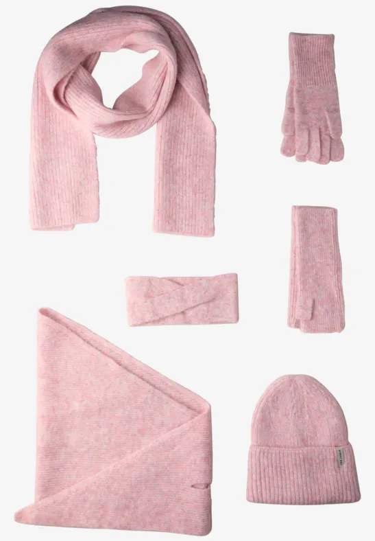 Schal mit Woll-Anteil sweet rose mel.