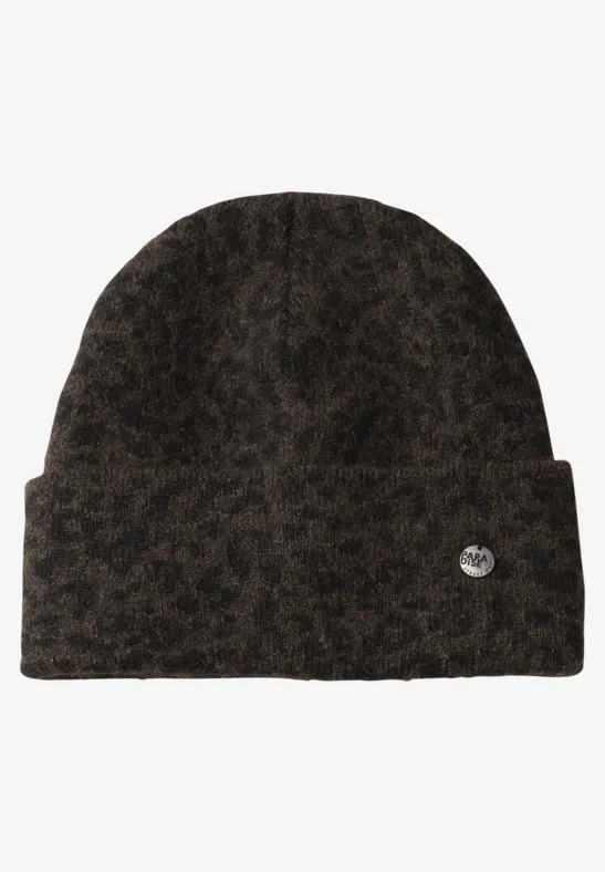Gebreide muts Leo Black