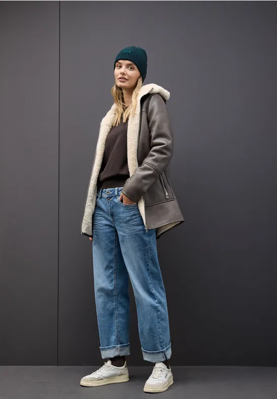 Rippstrick Beanie tide blue