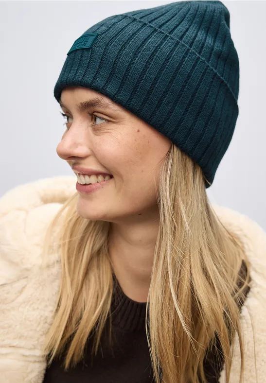 Rippstrick Beanie tide blue