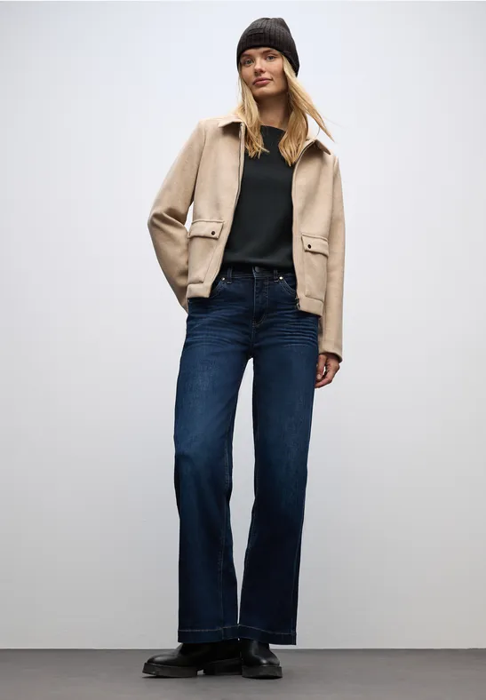 Rippstrick Beanie deep roast brown