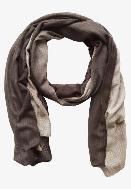 Semitransparenter Schal deep roast brown