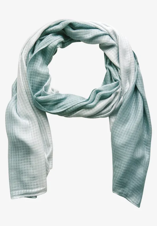 Foulard semi-transparent arona blue