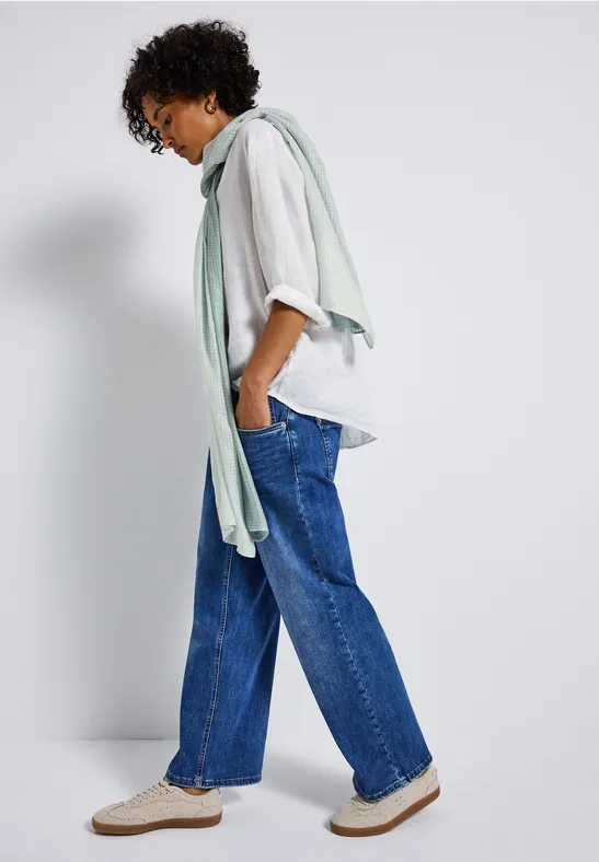 Foulard semi-transparent arona blue
