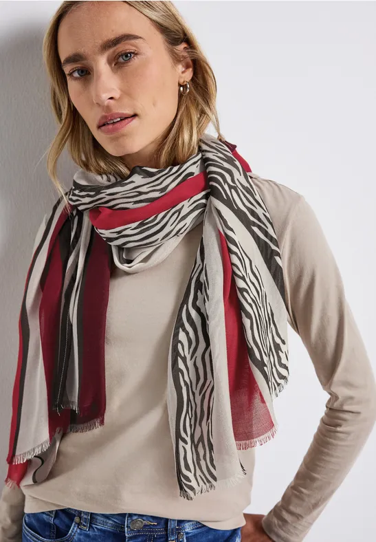 Foulard à motifs multicolor